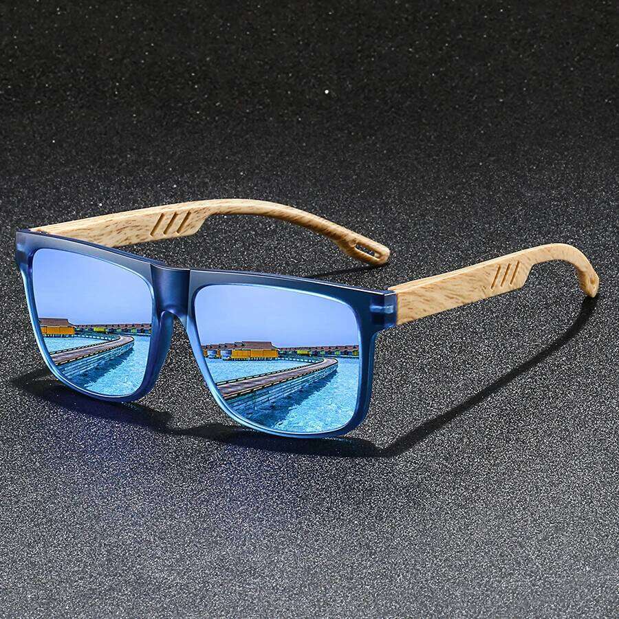 Fashion Vintage Unisex Square Sunglasses Men Women Fishing Driving Man Luxury Brand Designer Sun Glasses UV400 Eyewear Y260207