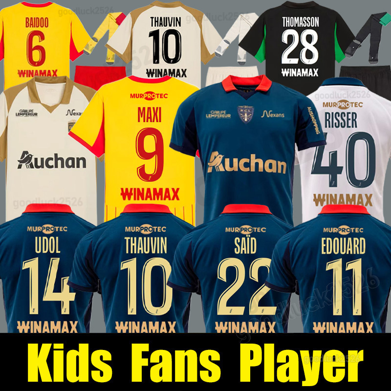 25 26 maillot RC Lens Soccer Jerseys NZOLA Men Kids home away Saint-Barbe special SOTOCA KAKUTA FULGINI DIOUF 2025 2026 SPIERINGS GANAGO WAHI Football Shirt Uniforms
