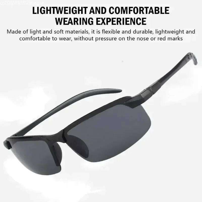 Sunglasses Men UV400 Sun Goggles Outdoor Sport Eyewear Fishing Sunshades Glasses Y260207