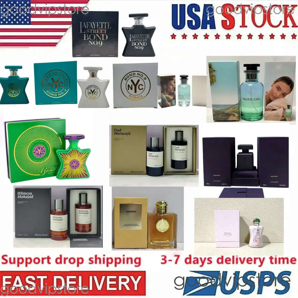 US warehouse bond no 9 cologne USA 3-7 days perfume women fast delivery Designer Perfume Men Fragrance EDP Long time Lasting Smell Parfum Man colonge men Spray