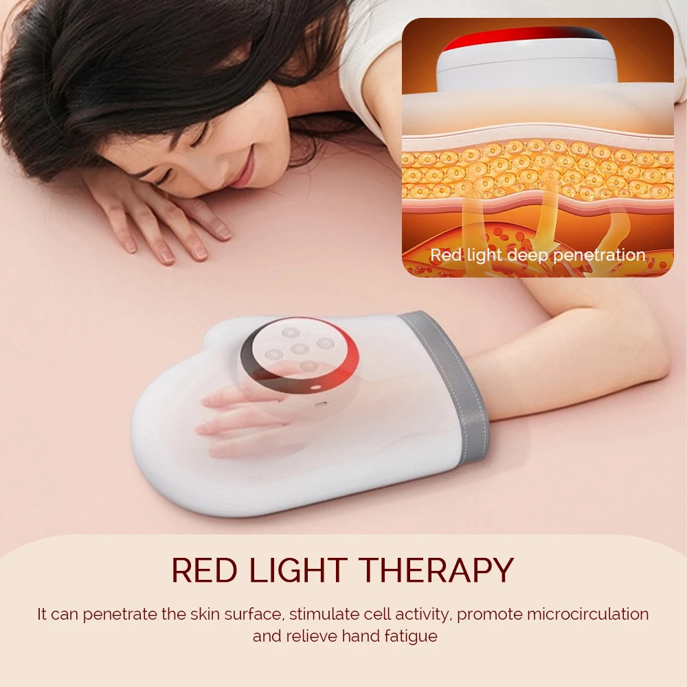 Electric Hand Massager Air Pressure Kneading Wrist Massager Gas-bag Finger Massage Glove Compress Acupoint Finger Masajeador 260129