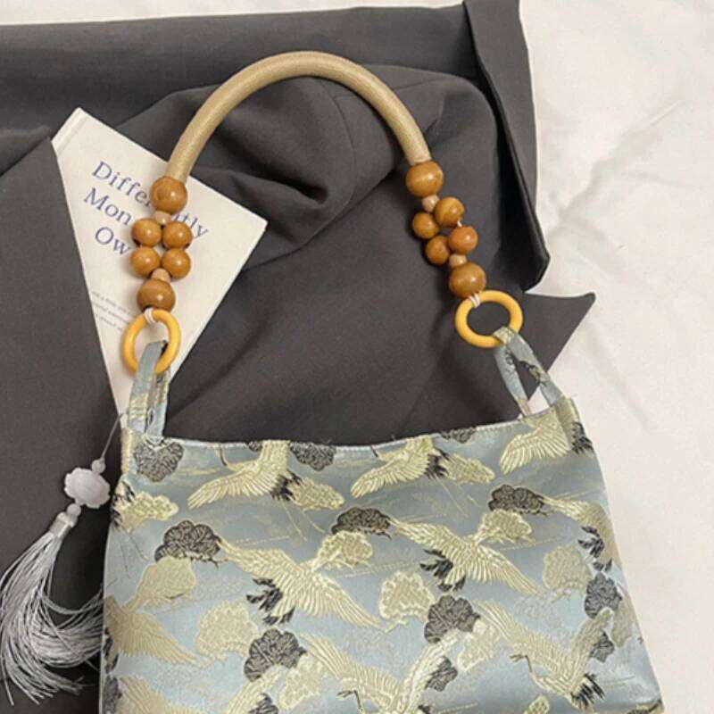 Shoulder Bags Tassel Decoration Embroidered National Style Hasp Sewing Thread Spring New Hot Sale Women's Handbags