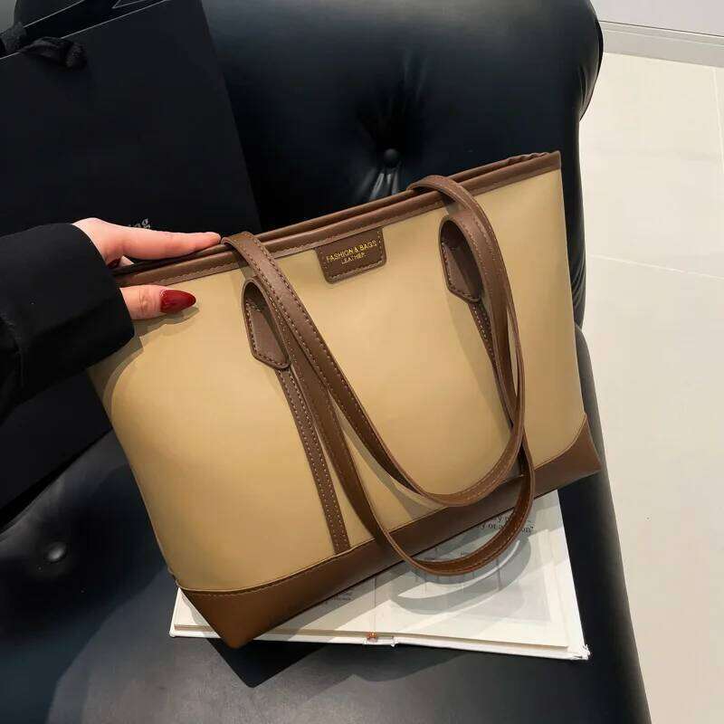 Large Capacity Casual Tote Bags Women, Designer Versatile Commuting Shoulder Bag For Daily Used, Ladies Handbags C260207