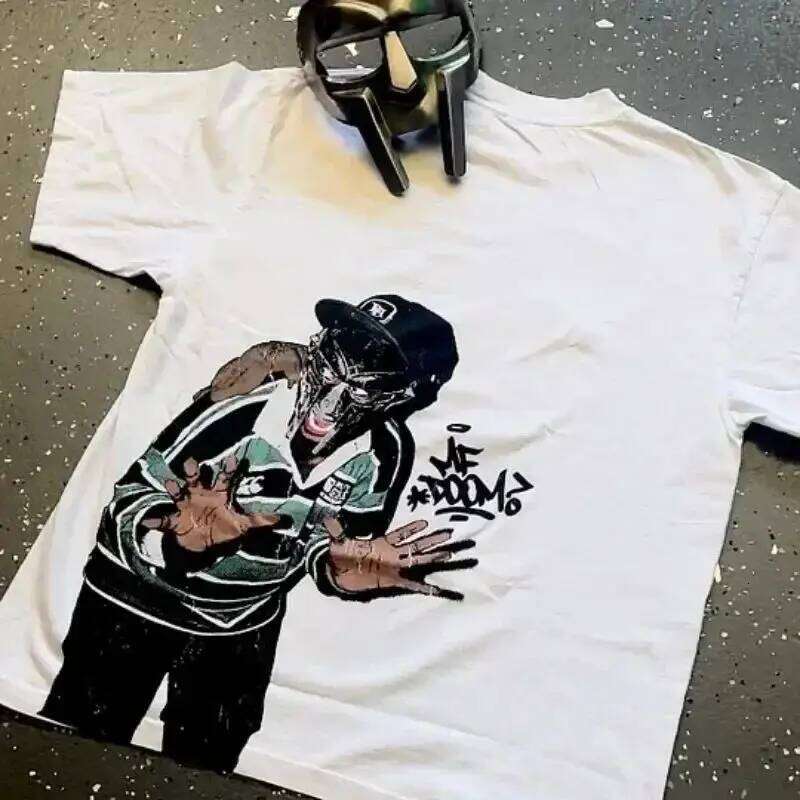 Sopula Vintage The Illest Villain Mf Doom Casual Street Basketball T-Shirt Harajuku Oversized Shirt Graphic T Shirts C260207
