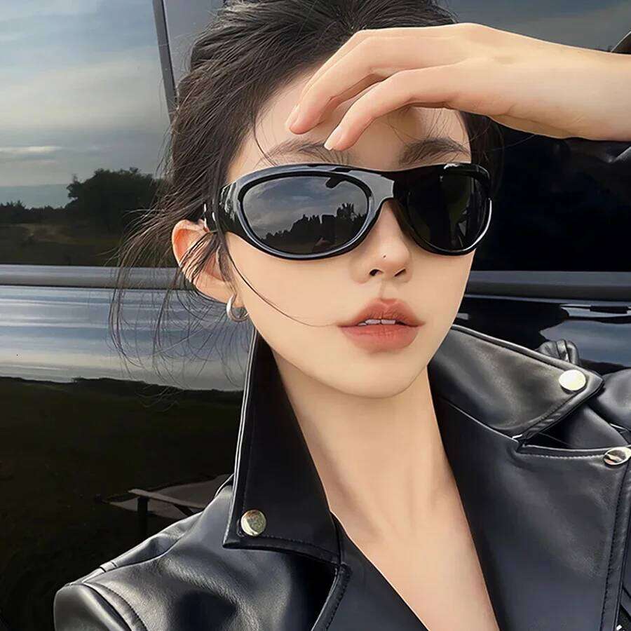 Y2k Sports Sunglasses Women Men 2024 Luxury Brand Fashion Classic Punk Sun Glasses Female Retro 2000' Futuristic Sunglass Shades Y260207