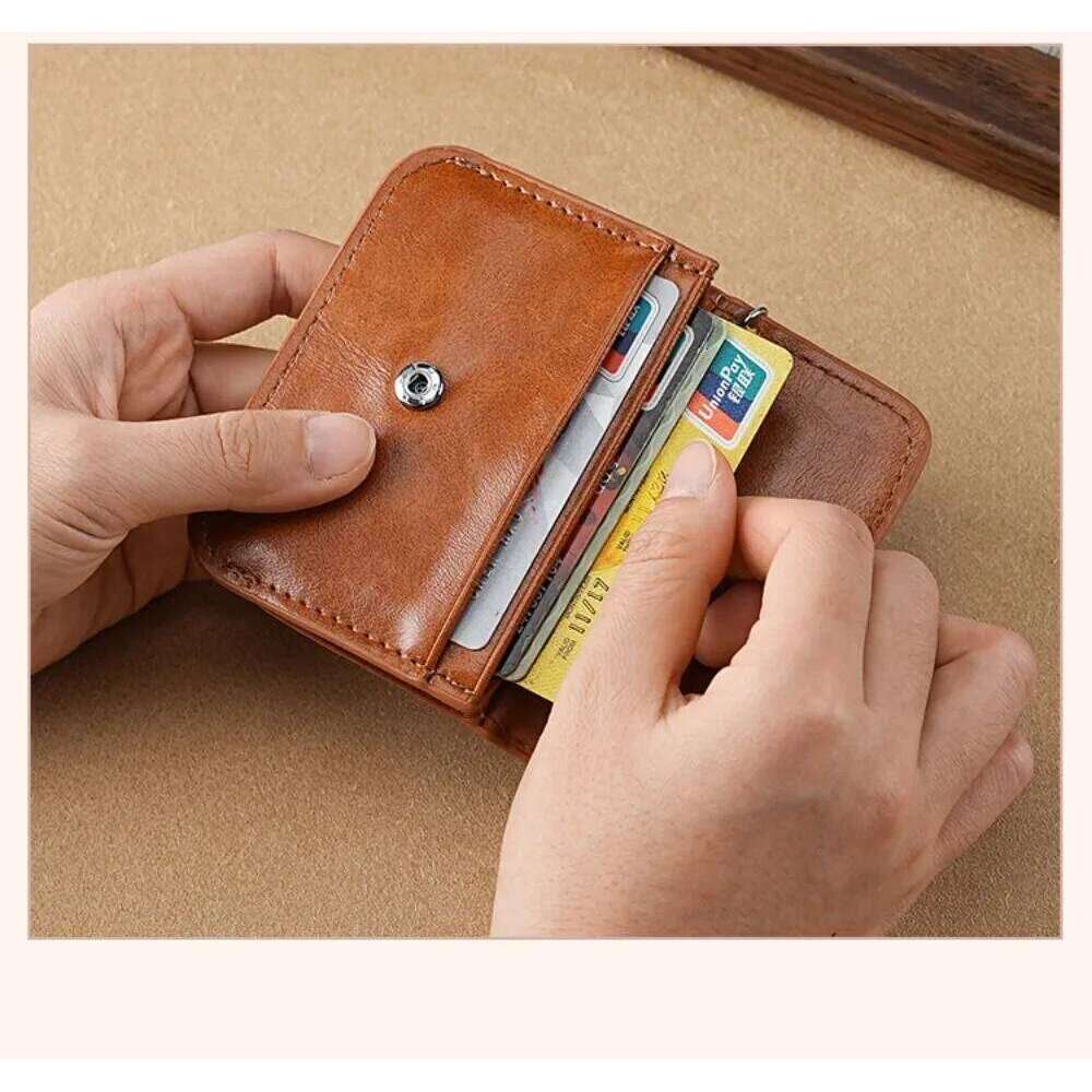 Women Lightweight PULeather Cute Heart Shaped Small Wallet Multi-card Anti-magnetic Card Holder Travel Cash Coin Bag Y260206