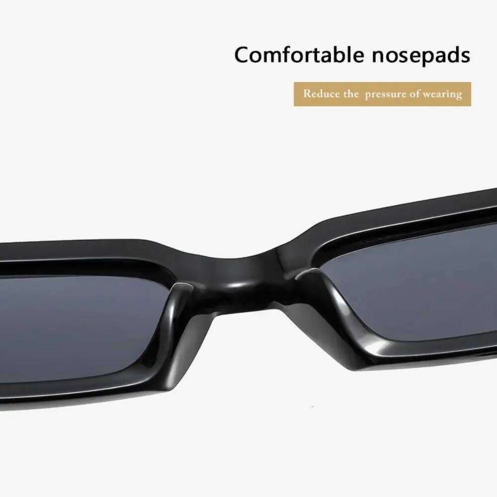 Fashion Candy Color Rectangle UV400 Protection Full Framework Square Sunglasses Eyeglasses for Men & Women Y260207