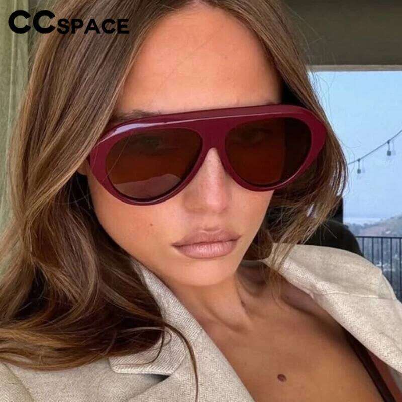 Vintage Brand Designer Flat Top Pilot Sunglasses Women For Men Popular Luxury Sun Glasses Punk Outdoor Driving Eyeglasses UV400 Y260207