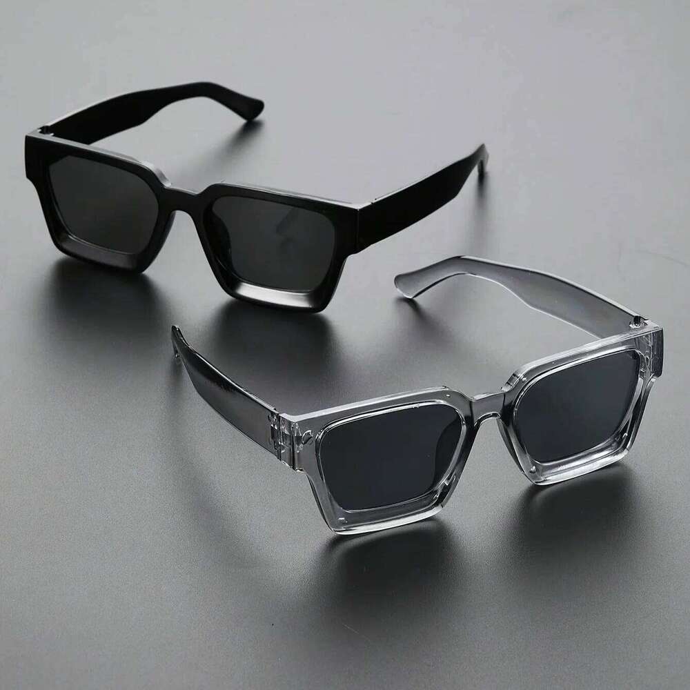 1/2 PCS Classic Fashion Square Women Outdoor Sunglasses For Men Daily Life Shades Eyewear UV400 Glasses Y260207