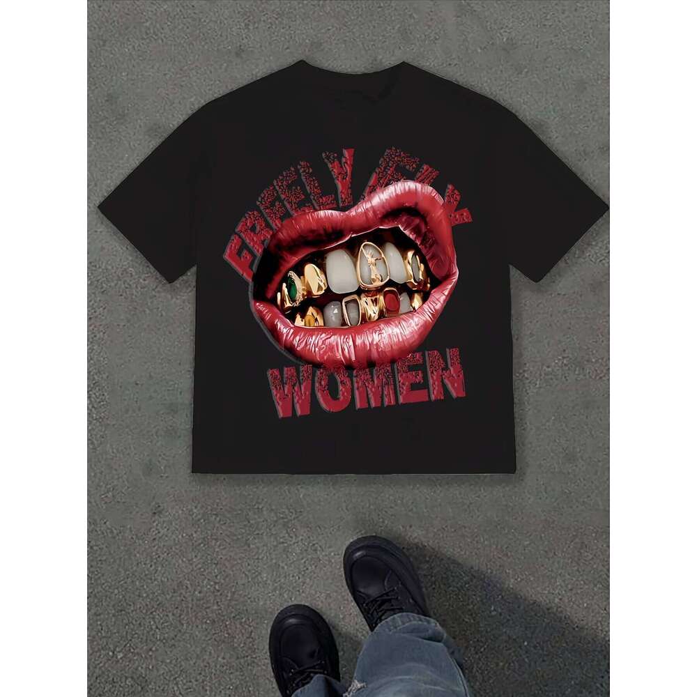 Men Summer Graphic Printed Short Sleeve T Shirt Casual Breathable Daily Outdoor Beach Streetwear Top C260207