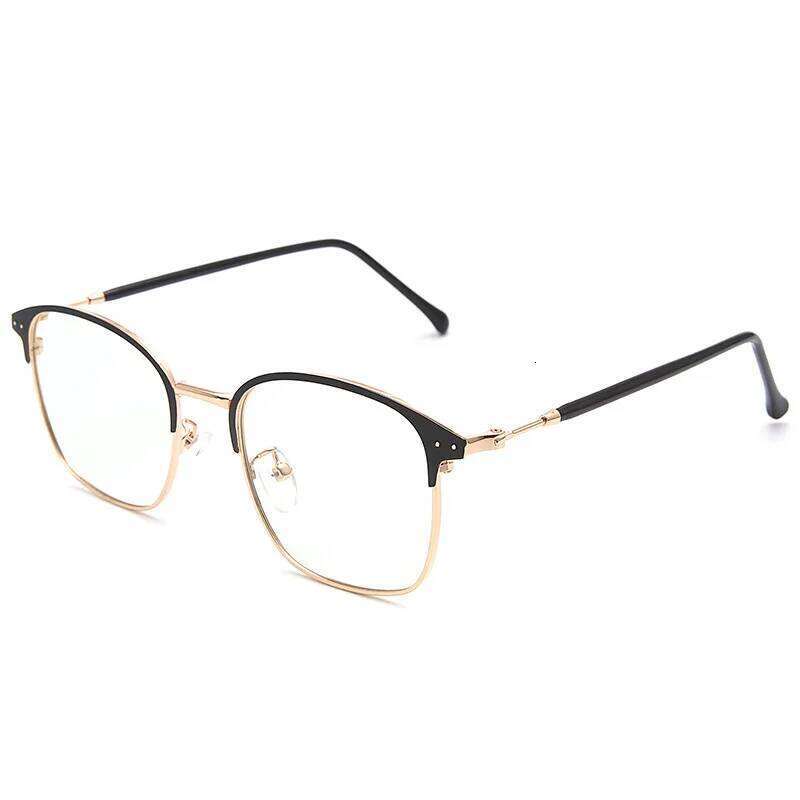Photochromic Frameless Eyeglasses Fashion Anti Radiation Eye Sunglasses for Men Korean Glasses Rectangle Compute Y260207