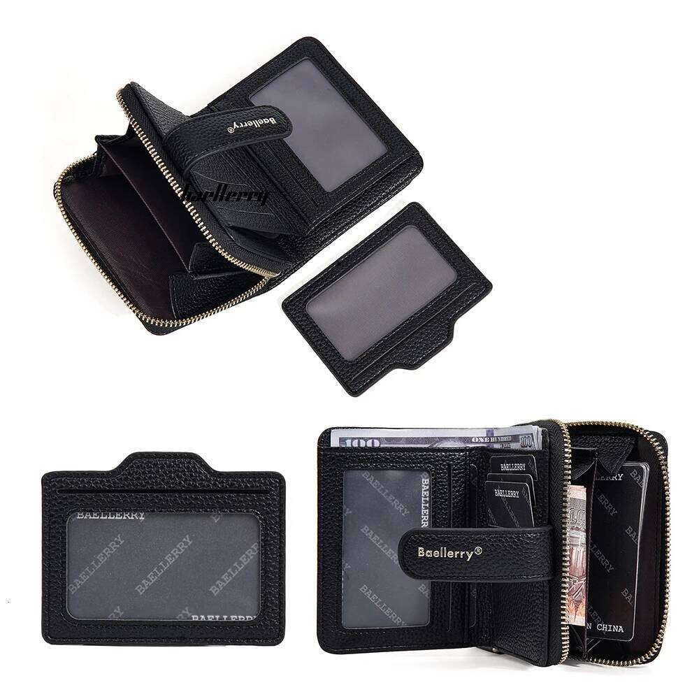 Baellerry Slim Women's Wallet RFID Blocking Multi Card Organizer, Zip Coin Purse - Gift for Mom/Wife Everyday Use Y260206