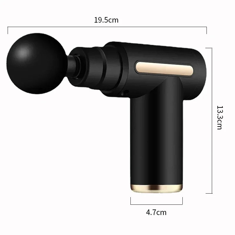 Portable Fascia Massage Gun Deep Tissue Mini Neck Foot Massage Gun Lightweight Adjustable Speed Whole Body Massage Equipment 260129