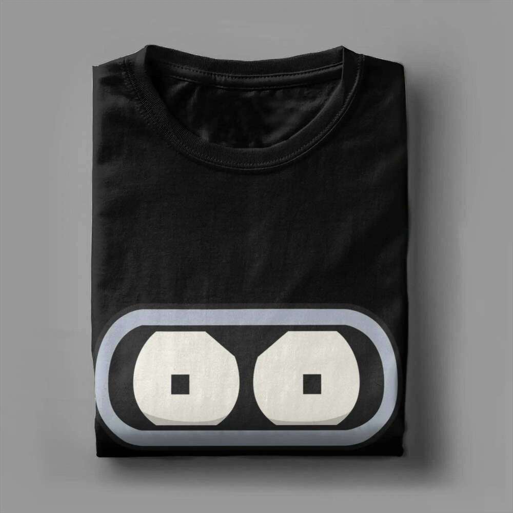 F-Futuramas T Summer Bender Face Cotton T-Shirts For Couple Harajuku Loose Tee Shirt Short Sleeve Aesthetic Tops C260207