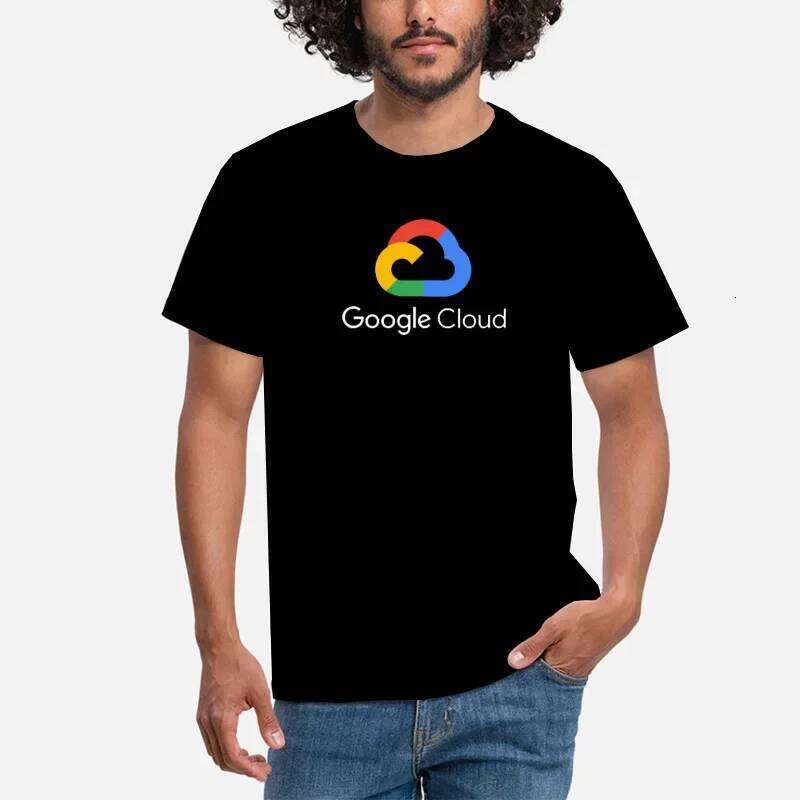 Men Clothing Google Cloud T Shirt Staff Gift Man Frontend Backend Geek Hacker Programmer Fabric Boyfriend Husband Dad Groom Tops C260207