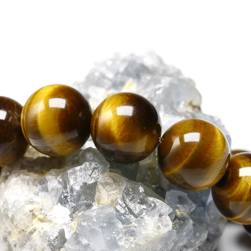 AAA Tiger eyes Beads Bracelet Men Charm Natural Stone Bracelets For Man Handmade Yoga Couple Women Gemstone Health Jewelry 260202