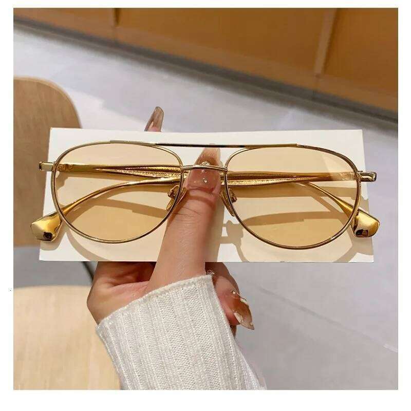 Trendy Popular Metal Pilot Sun Glasses Women Men Outdoor Luxury Designer Shades Summer Traveling Drive Sunglass Male UV400 Y260207