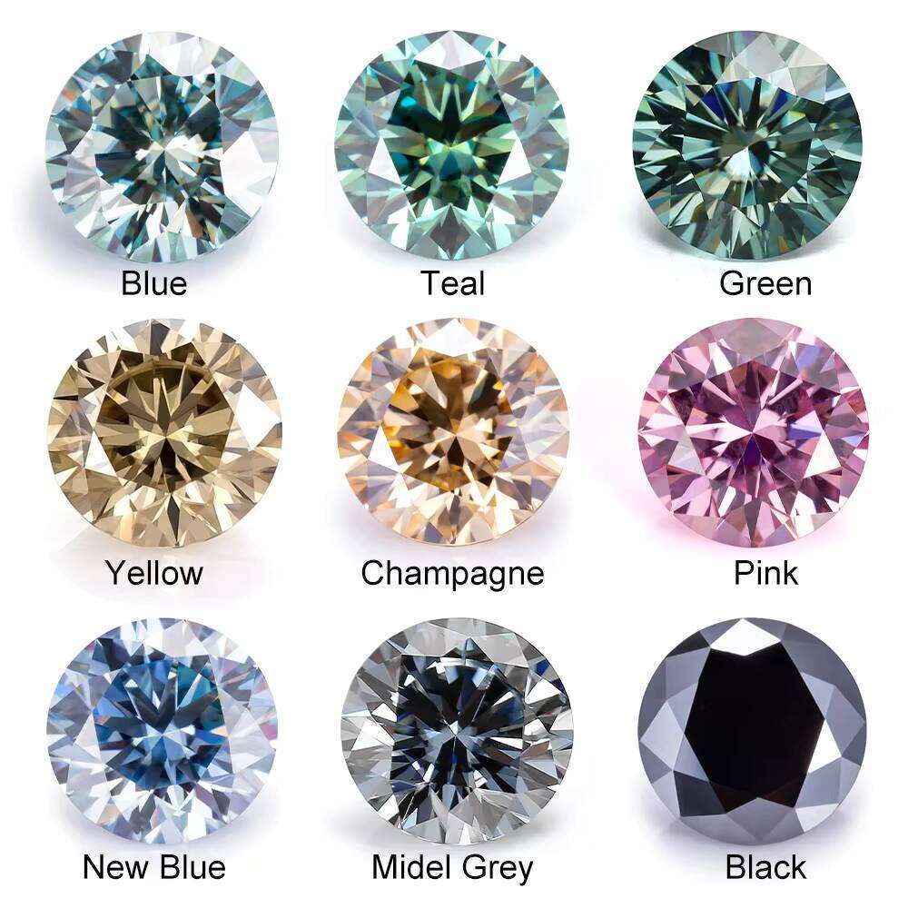 Messi Jewelry GRA Diamond Stone D EF GH Loose Moissanite