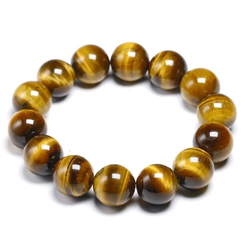 AAA Tiger eyes Beads Bracelet Men Charm Natural Stone Bracelets For Man Handmade Yoga Couple Women Gemstone Health Jewelry 260202