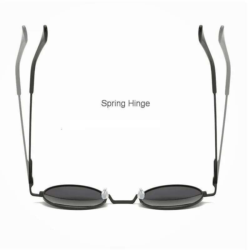 MYT_0256 Retro Round Polarized Sunglasses Men Women Brand Designer Male Female Sun Glasses Metal Frame Eyewear Driving UV400 Y260207