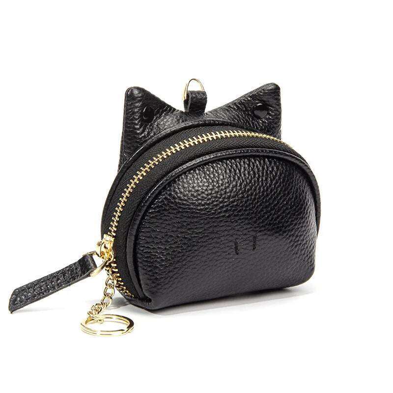 New Cute Frog Cow Leather Women's Coin Purse Creative Card key lipstick storage bag Holder Wallet For Women And Men Y260206