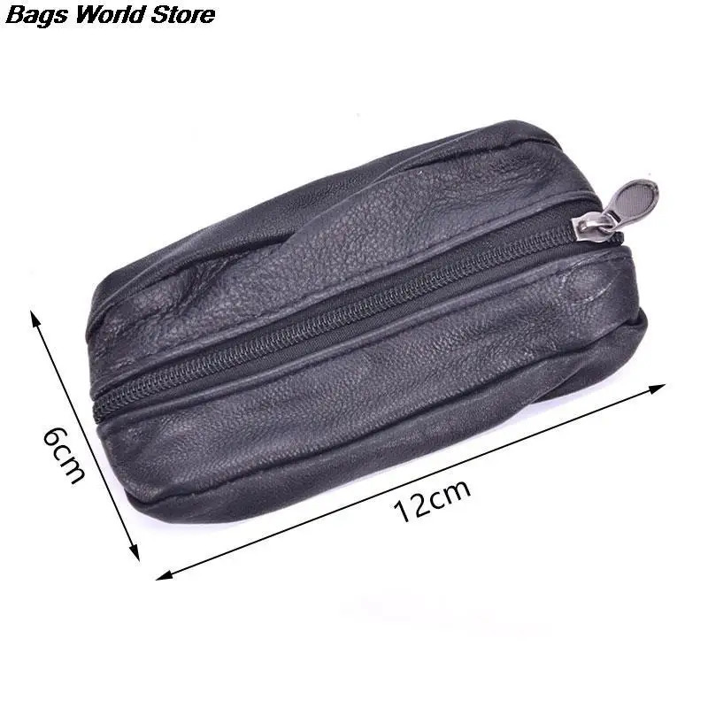1x Mini Zipper Soft Purses Key Bags Unisex Coin Purse Gift For Money Pocket Thin Wallets Ring Pouch Card Purse Small Change Bag 260129
