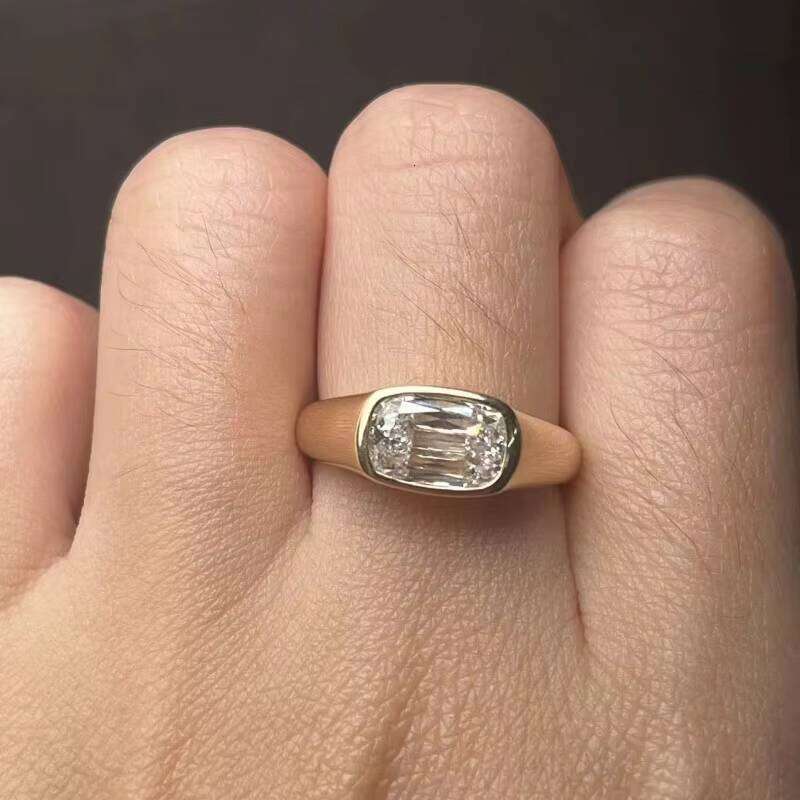 Anster IGI Certified 1.78Ct Lab Grown Diamond 14K 18K Gold Jewelry For Popular Engagement Party Gift Ring