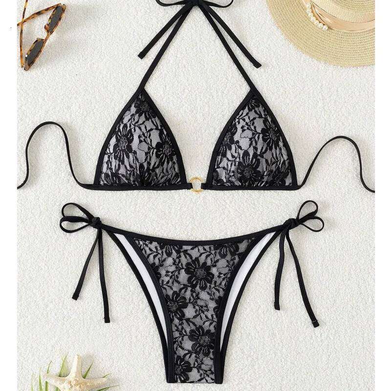New Sexy Bikinis Lace Swimsuits Women Swimwear Push Up Female Beach Swimming Wear Bathing Suits Brazilian Bikini Set Pool Bather C260207