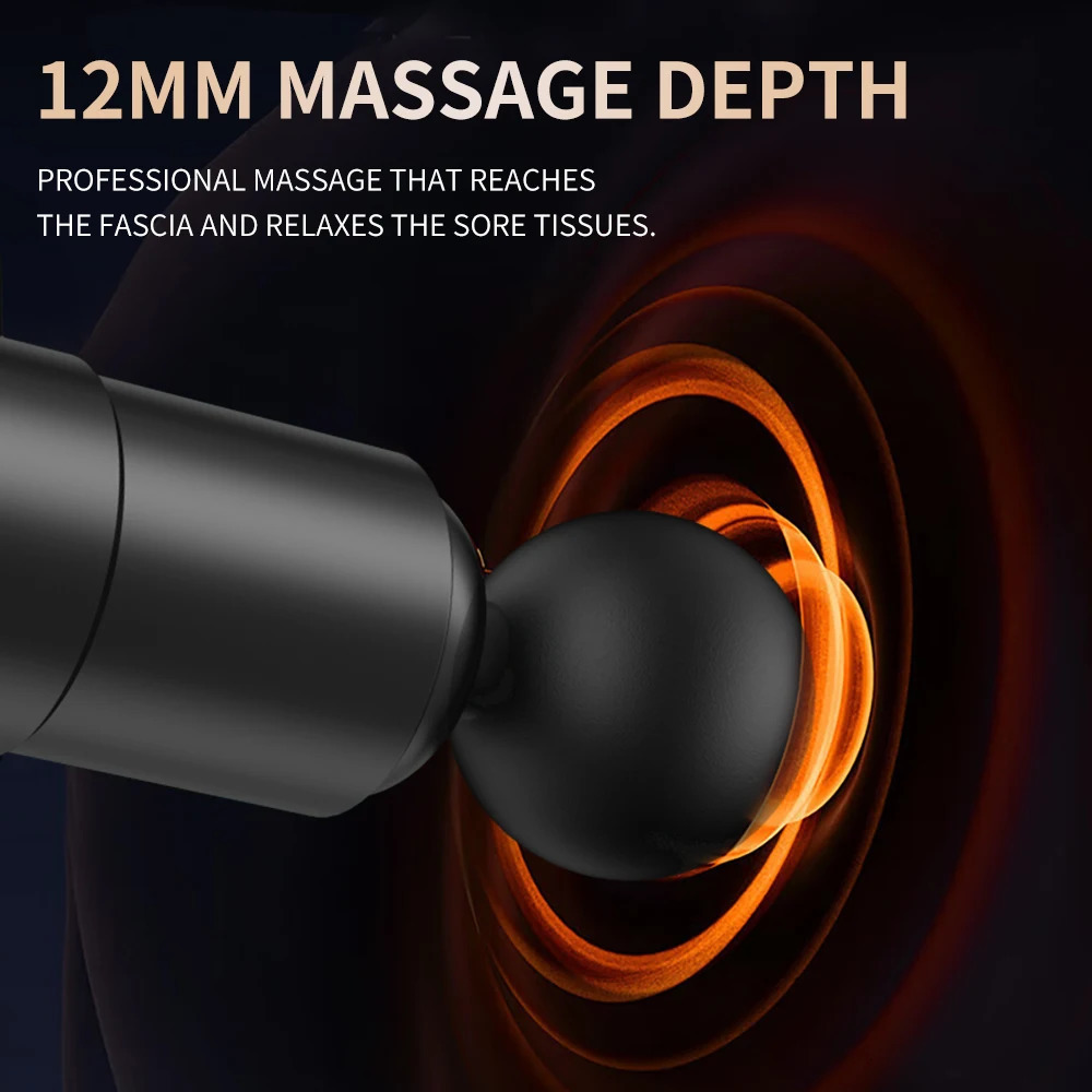 Massage Gun Muscle Relax Deep Tissue Massager Neck Massager Dynamic Vibrator Back Portable Handheld Display Fascia Gun Massage 260129