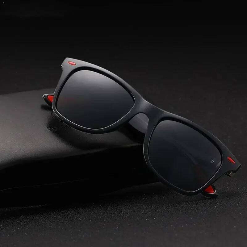Fashion Vintage Square Polarized Sunglasses Classic Driving Fishing Brand Designer Sun Glasses Man Retro Shades UV400 Eyewear Y260207