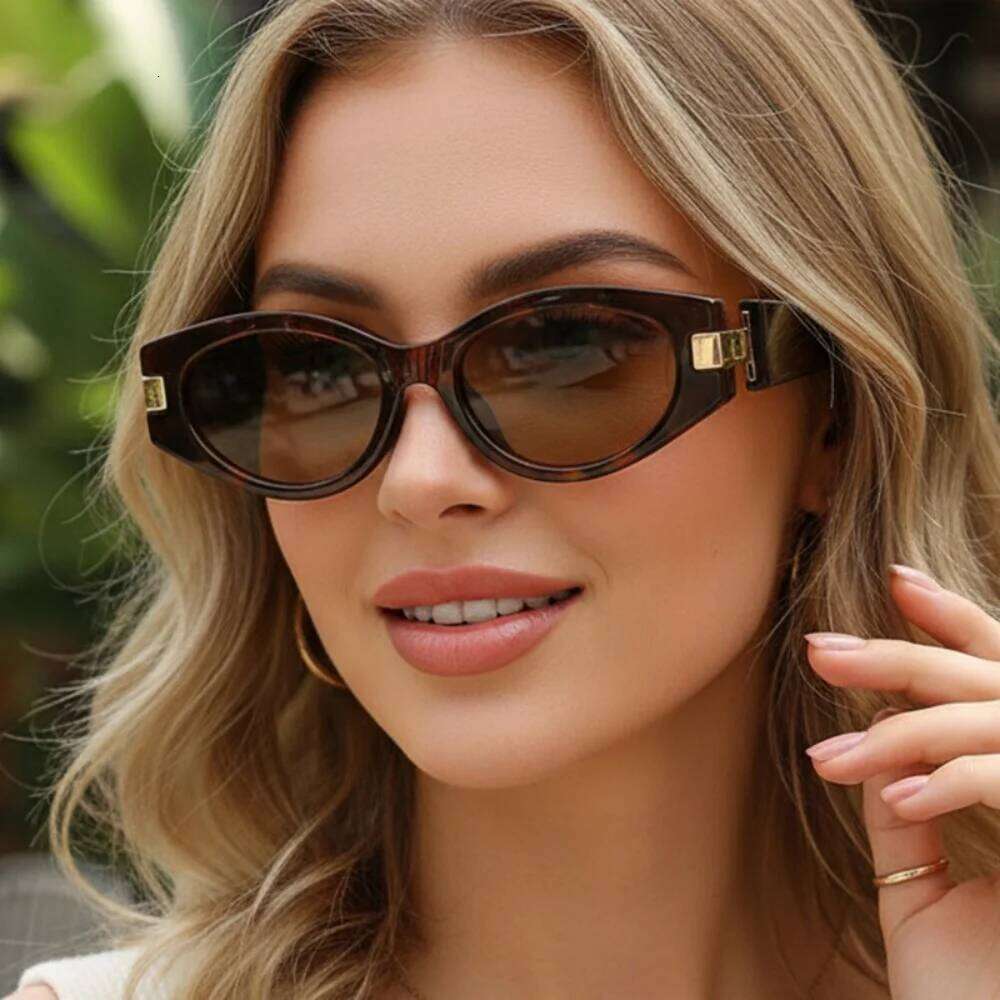 Fashion Luxury Design Oval Sunglasses For Women Men Retro Sun Glasses High Quality Shades UV400 Eyewear Y260207