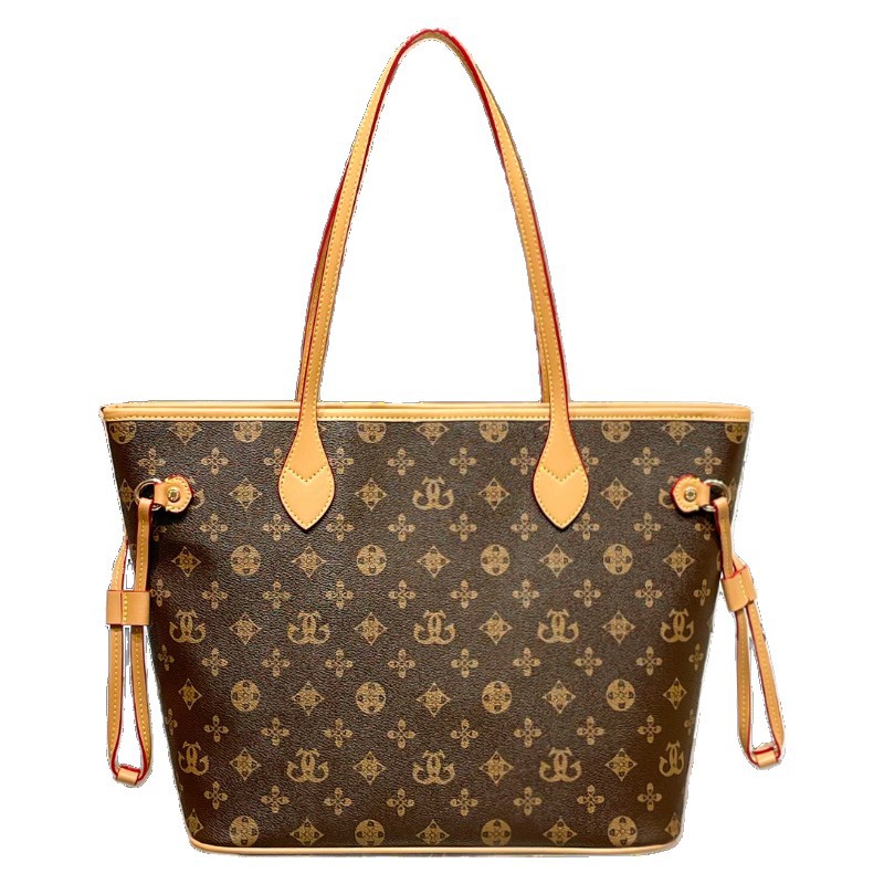Light Luxury Monogram Tote Bag for Women 2026 New Winter Handbag Large Capacity Commuter Stylish Single-Shoulder Bucket Bag