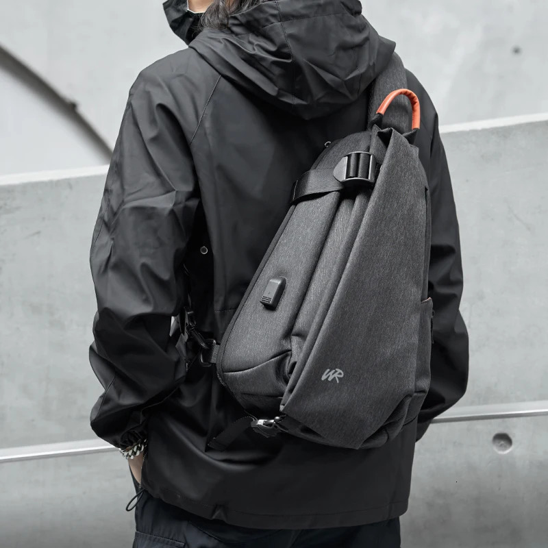 Anti-Theft Crossbody Sling Bag for Men WomenSmall Backpack One Shoulder Bag Chest Bag Sling Backpack for Hiking Biking Travel 260130