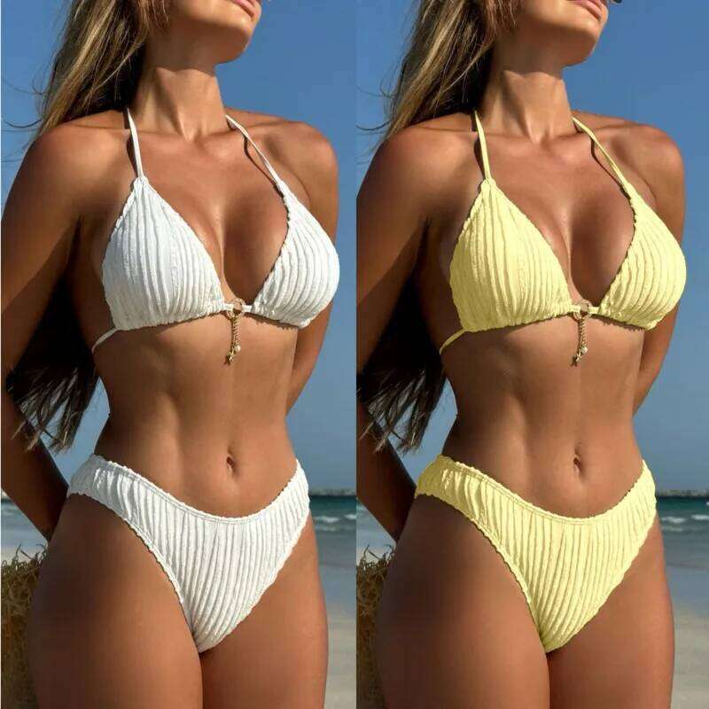 New Sexy Bikinis 2026 Swimsuits Women's Swimwear Push Up Female Beach Swim Wear Bathing Suits Brazilian Bikini Set Pool Bather C260207