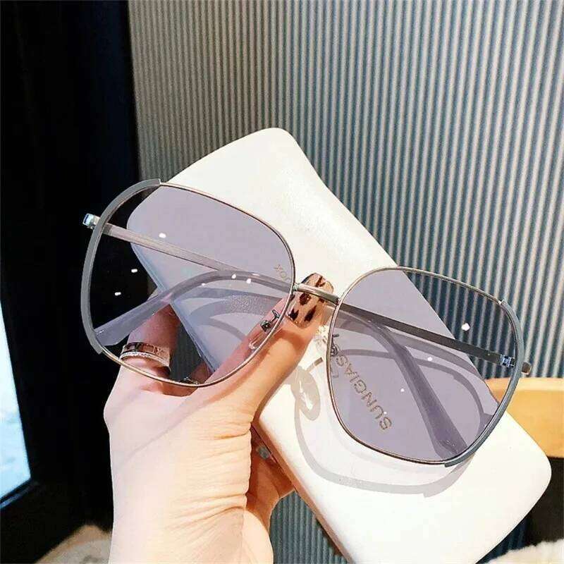 Women Oversized Polarized Fashion Gradient Shade Uv400 Outdoor Sports Sunglasses Men Glasses Eyewear Y260207