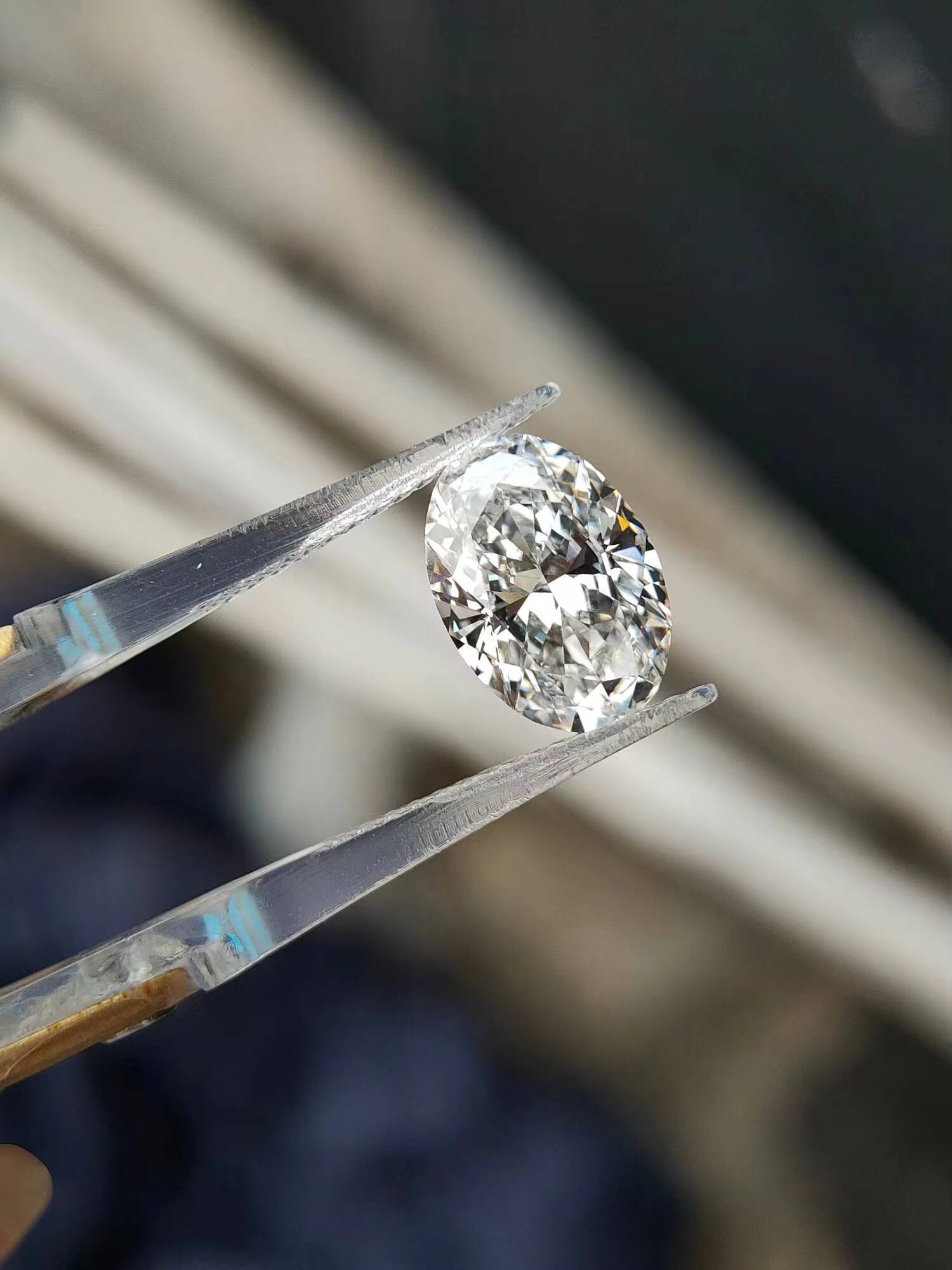 IGI OEM Certificate VVS VS 1ct 2ct 3ct Wholesale Oval Shape Lab GrownDiamond Loose HPHT CVD Lab Grown Diamond