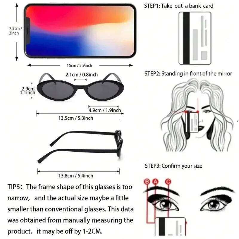 2024 Women's Vintage Sunglasses Luxury Brand Designer Small Oval Unusual Retro Fashion Women Sun Glasses Oculus Y260207