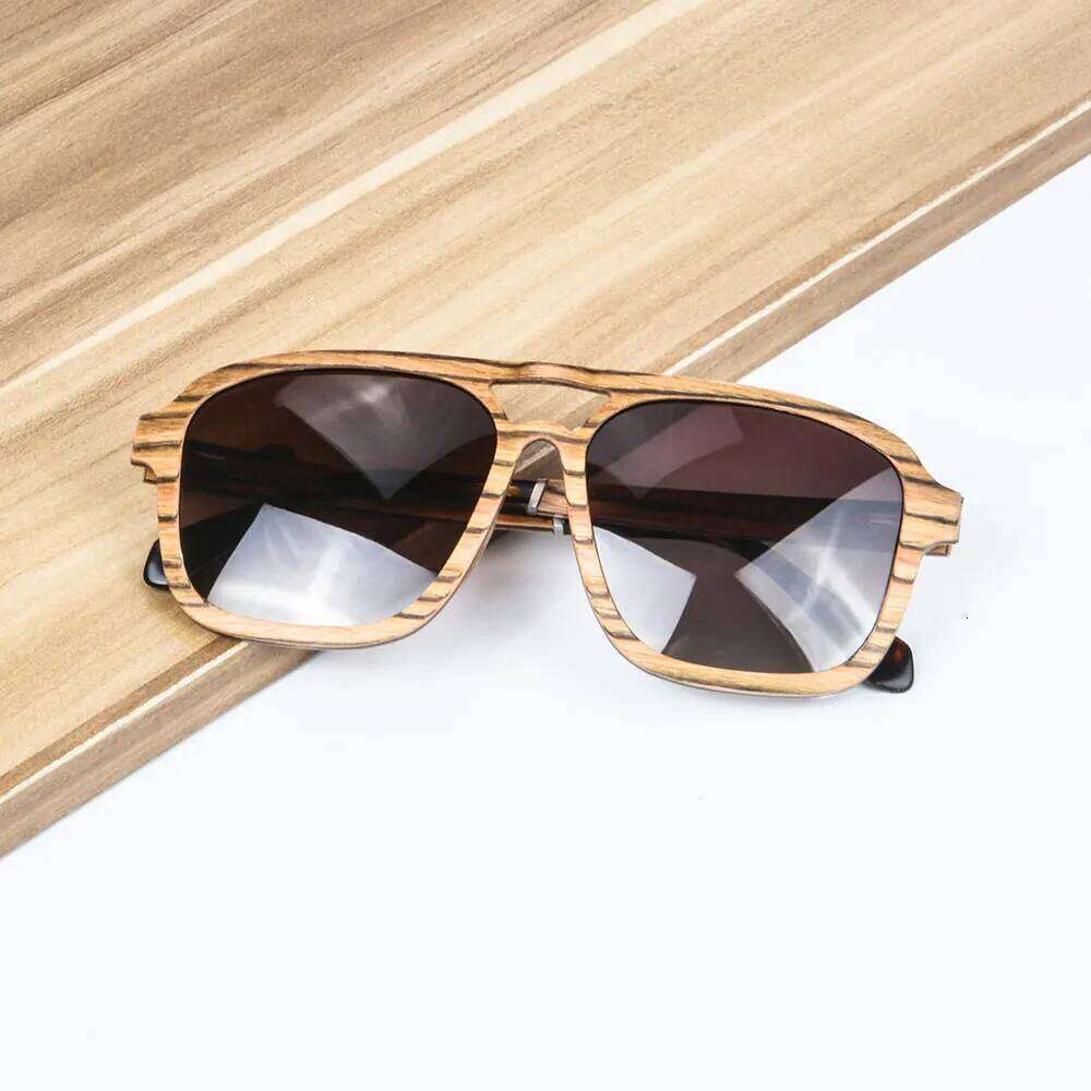 SHINU vintage man polarized sunglasses for men nature wood handmake fashion eyeglasses Y260207