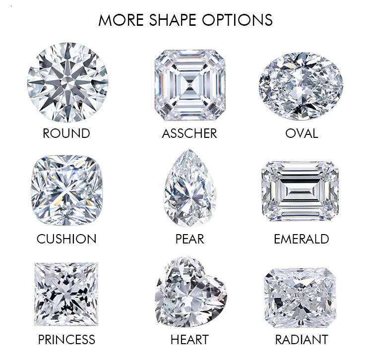Messi Jewelry GRA Diamond Stone D EF GH Loose Moissanite