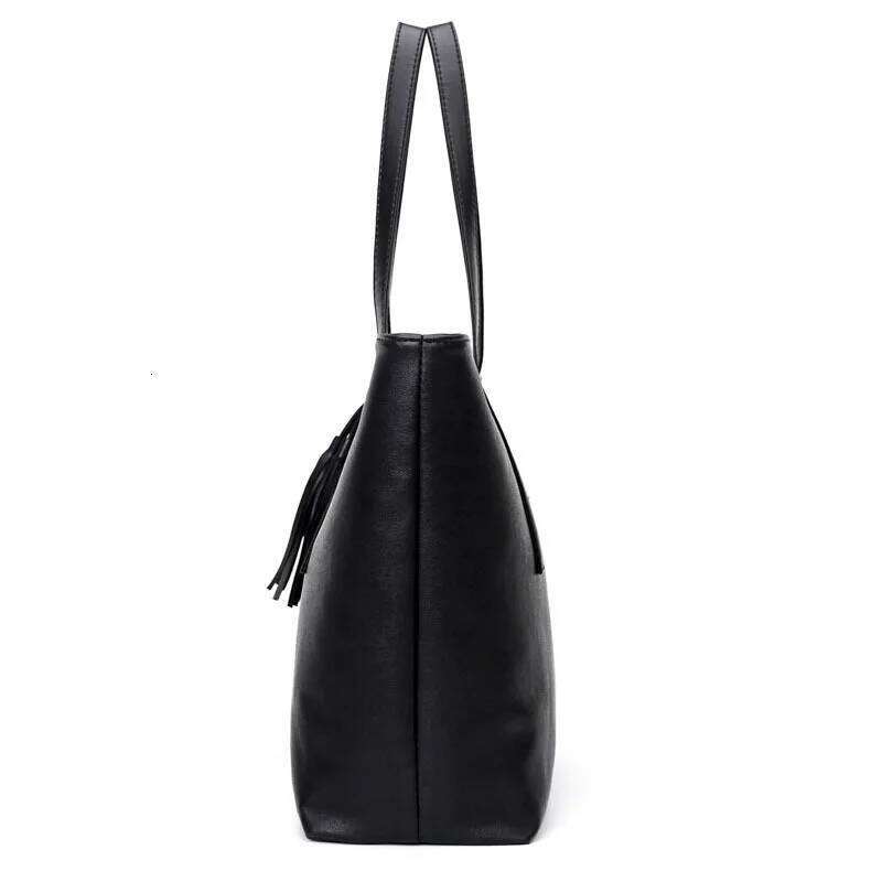 Ladies Large Capacity Handbags Women Retro Tassel Design Tote Luxury PU Leather Shoulder Bag Female Top Handle Sac A Main C260207