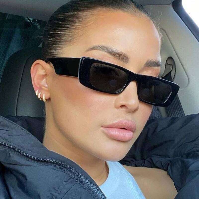 Square Vintage Sunglasses Women Men Rectangle Retro Sun Glasses Female Male Mirror Travel Punk Outdoor Shades Oculos De Sol Y260207