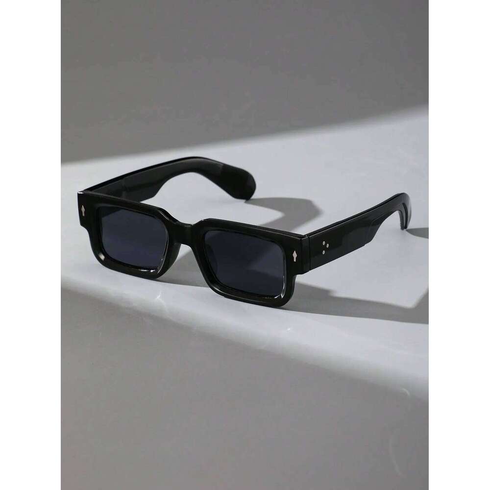 1PC Fashion Classic Square Plastic Frame Women Cool Sunglasses For Men Daily Life Shades Eyewear Accessories. Y260207