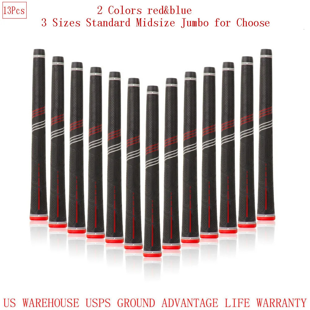 13PCs Pro Wrap Golf Club Grip Golf Grip Anti-Slip Standard Midsize Jumbo 260206