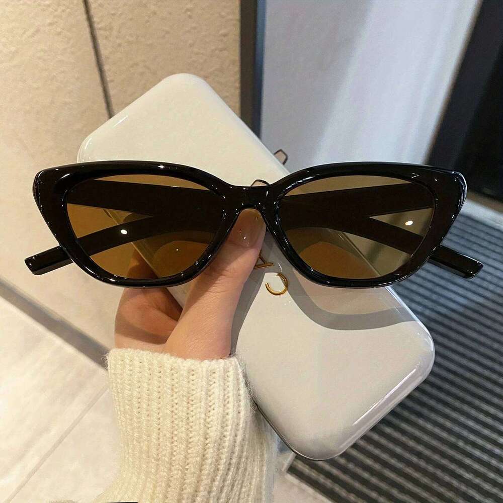 Fashion Vintage Cat Eye Sunglasses Women For Female Sun Glasses Oval Shades Luxury Brand Designer Elegant Lady Eyeglasses UV400 Y260207