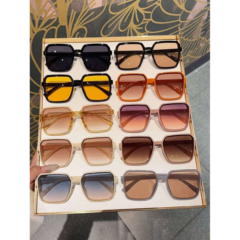 6/10/12/14Pcs mixed frame multicolor classic color set cat eye fashion simple photo party glasses unisex Y260207
