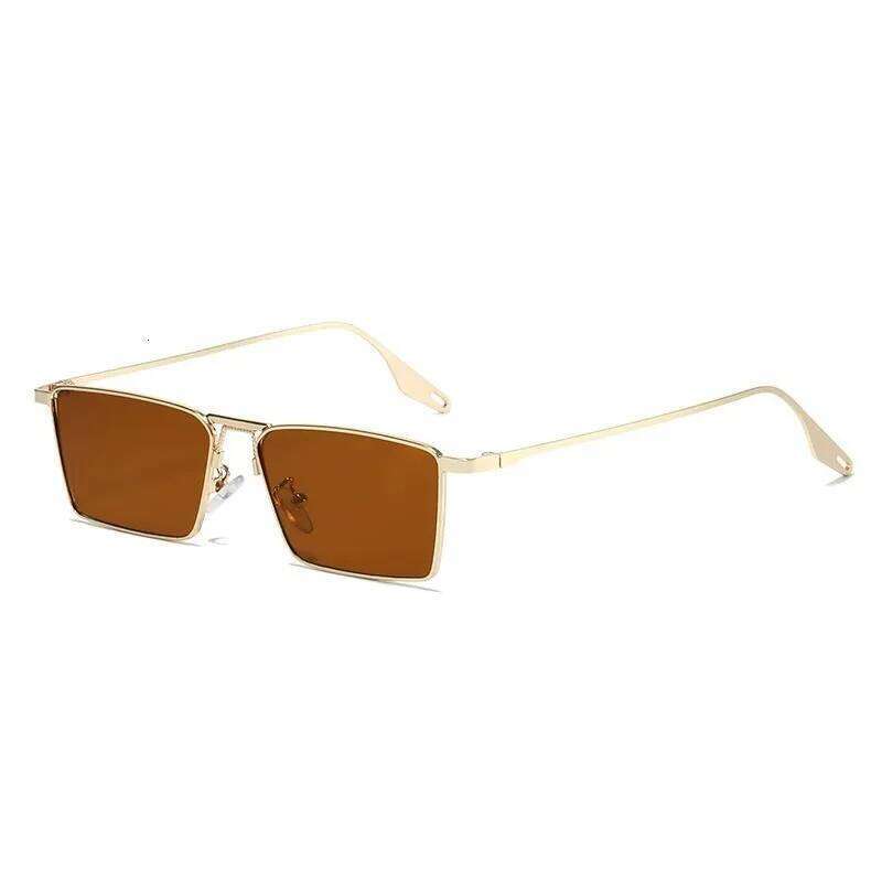 New Niche Small Frame Sunglasses Men And Women High-Quality Steampunk UV Strong Light Protection For Driving Y260207