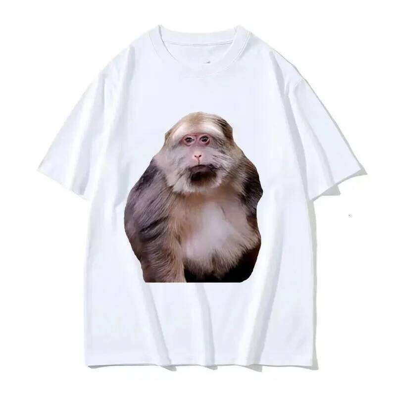 Funny Xing Monkey Meme Women Tee Shirt Retro Fashion T-shirt Streetwear Graphic T Shirts Personality C260207