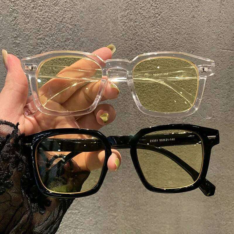 brand high-quality new polygon meter nail square Fashion men hip hop glasses retro sunglasses women Y260207