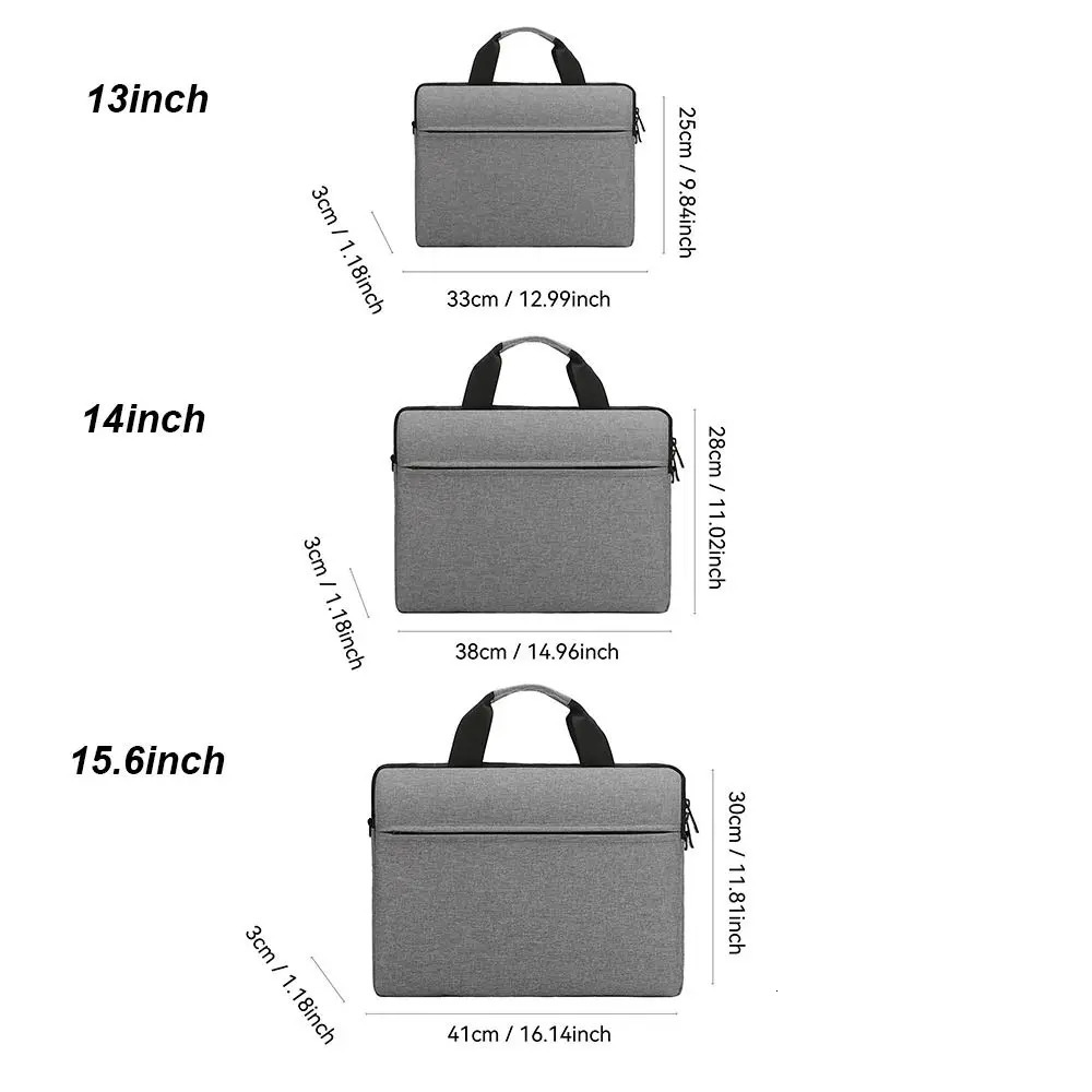 133 14 156 inch Laptop Handbag Sleeve Case Ultra Thin Notebook Cover Pouch Shoulder Bag For Lenovo HP Dell Asus 251218
