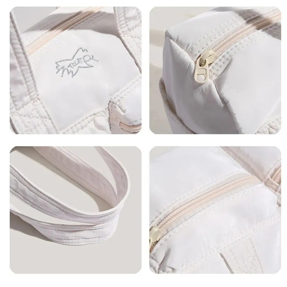 Korean Style Multi-Pocket Nylon Bag Womens Lightweight Casual Versatile Sports Bag Large Capacity Handheld Single Shoulder Bags 260123